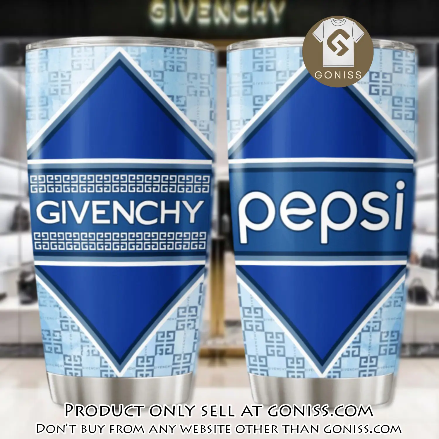 Givenchy pepsi stainless steel tumbler 20oz30oz gn0610734